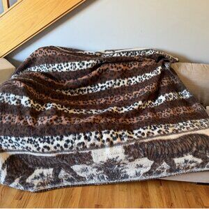 Vintage Santa Catalina Alpaca Wool Throw